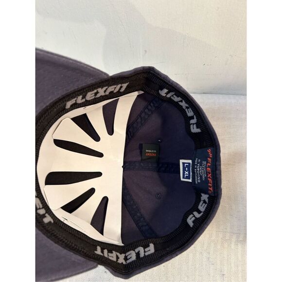 Flex fit baseball cap hat navy new - Picture 3 of 4
